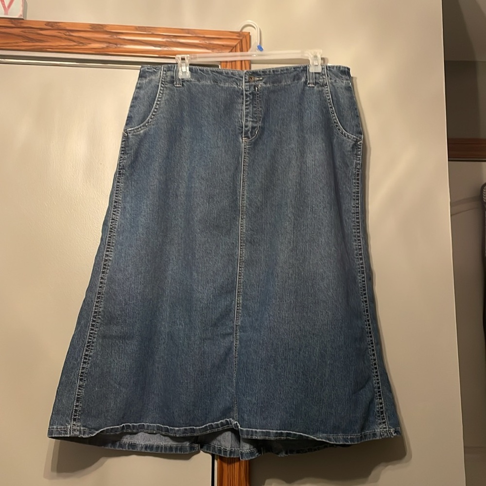 Cato Denim Skirt Maxi